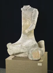 Seated man, from Roquepertuse, Tene II